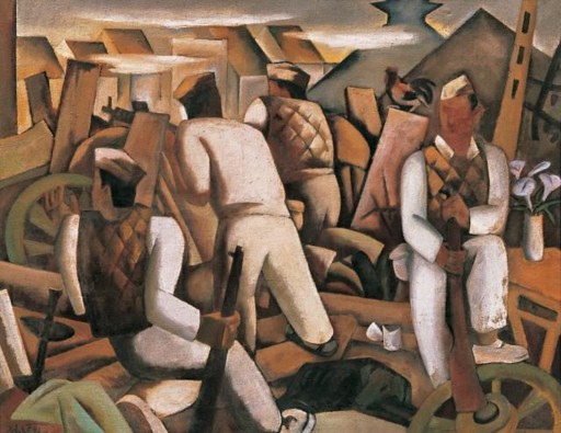 4 1 6 Lê Anh Vân Chiến lũy Sơn dầu 1984 Nguồn http www vietnamfineart com vn 6