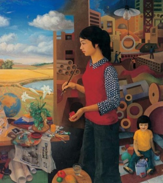 4 1 11 Lê Huy Tiếp Sáng tác Sơn dầu 129x115cm 1978 Nguồn Sách Mỹ thuật thủ 1