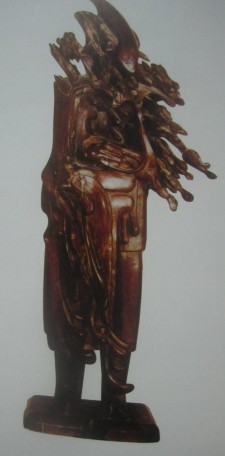 4 2 13 Tạ Quang Bạo Vọng phu Gỗ 134cm 1993 Nguồn Bảo tàng Mỹ thuật Việt 14