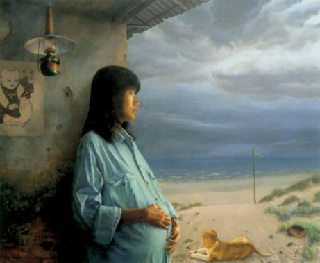 4 2 6 Lê Huy Tiếp Đợi Sơn dầu 1996 Nguồn http www vietnamfineart com vn 4 2 7 7