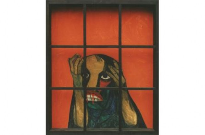 4 2 43 Lê Quảng Hà Chân dung tự họa Sơn dầu 2002 Nguồn Huỳnh Bội Trân 12