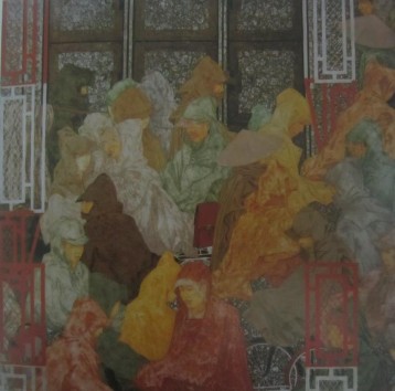 4 2 54 Nguyễn Quốc Huy Đường Giải Phóng Sơn mài 160x160cm 2000 Nguồn Tuyển 8