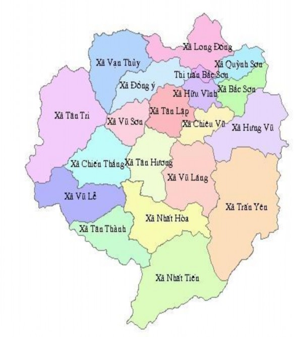 1 1 Bản đồ huyện Bắc Sơn tỉnh Lạng Sơn Nguồn www langson gov vn bacson bando 1