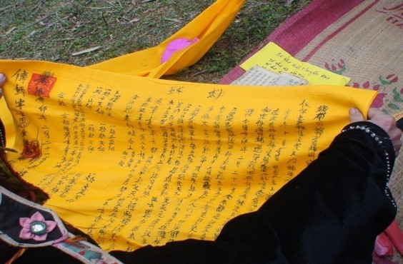 3 9 Sớ sắc Cổ của thầy Tào khi tuyên cấp sắc cho Then Lực Nguồn Tác giả 8