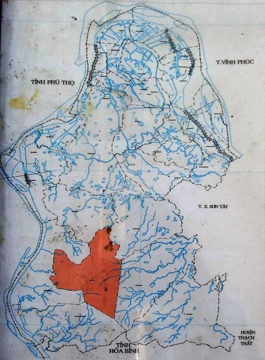 Ảnh 1 Sơ đồ xã Ba Vì huyện Ba Vì thành phố Hà Nội Nguồn UBND xã Ba Vì Xã 1