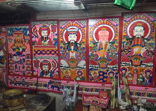 Ảnh 3 Tranh thờ dùng trong các nghi lễ của người Dao Quần Chẹt Nguồn Vũ Thị 3