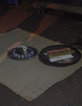 Ảnh 58 Mâm cúng trong lễ tấu báo Ngọc Hoàng Nguồn Vũ Thị Uyên chụp tại xã 13