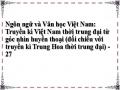 Ngôn ngữ và Văn học Việt Nam: Truyền kì Việt Nam thời trung đại từ góc nhìn huyền thoại (đối chiếu với truyền kì Trung Hoa thời trung đại) - 27