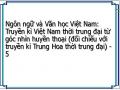 Ngôn ngữ và Văn học Việt Nam: Truyền kì Việt Nam thời trung đại từ góc nhìn huyền thoại (đối chiếu với truyền kì Trung Hoa thời trung đại) - 5