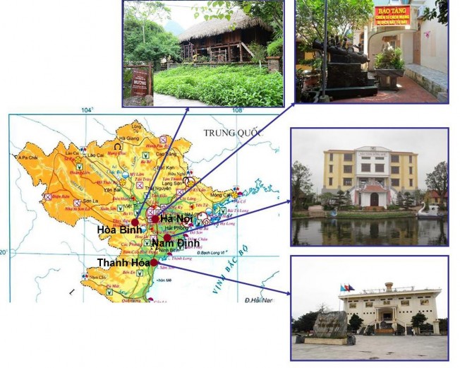Bản đồ 1 2 Phạm vi và đối tượng nghiên cứu của luận án Nguồn NCS thực 2