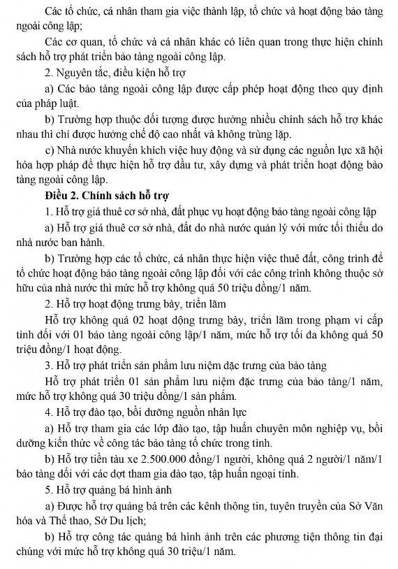 Phụ lục 4 Các quyết định công văn quản lý nhà nước về bảo tàng ngoài 2
