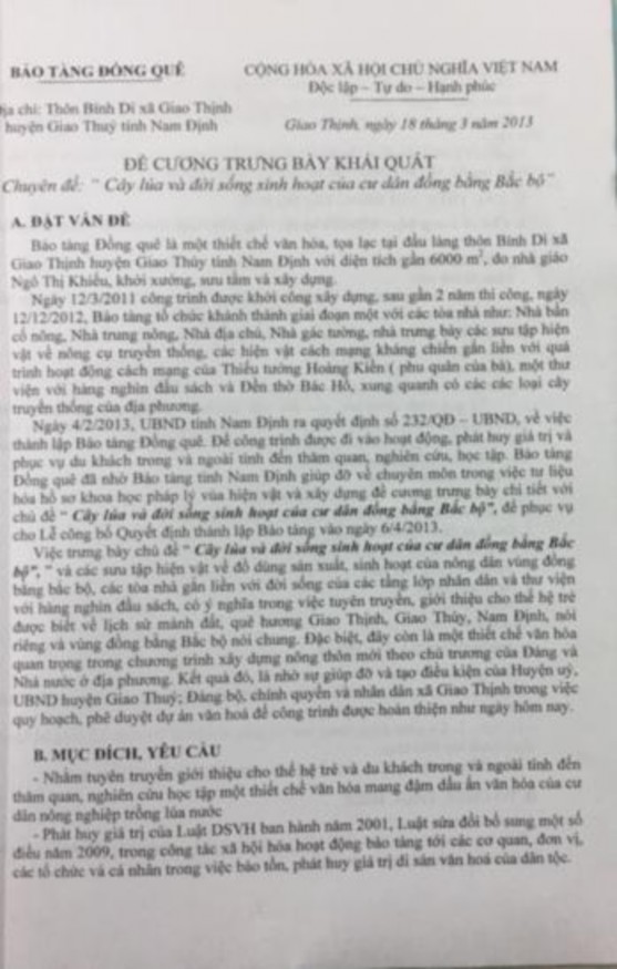 Sống sinh hoạt của cư dân đồng bằng Bắc Bộ của Bảo tàng Đồng Quê 3