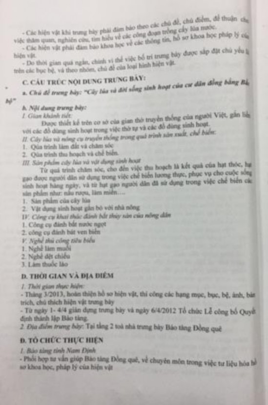 Sống sinh hoạt của cư dân đồng bằng Bắc Bộ của Bảo tàng Đồng Quê 4