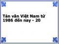 Tản văn Việt Nam từ 1986 đến nay - 20