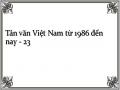 Tản văn Việt Nam từ 1986 đến nay - 23