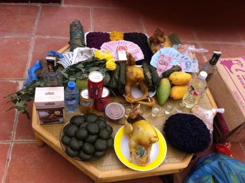 Ảnh 21 Mâm cúng trong lễ tảo mộ Nguồn facebook Cao Bằng nơi tôi sống Ảnh 15