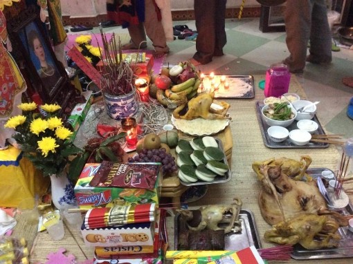 Ảnh 14 Mâm cúng người quá cố Nguồn Tác giả chụp tại đám ma của chị HTN 8