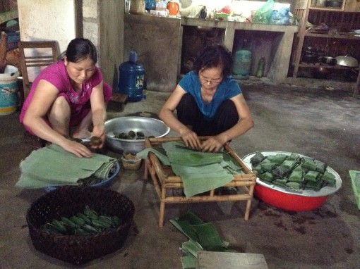 Ảnh 30 Tục gói bánh gai trong ngày rằm tháng 7 Nguồn Tác giả chụp tại gia 8