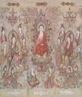 A 12 Bích hoạ ở Mạc Cao Quật A 13 Bích hoạ Đôn Hoàng vẽ Quan Thế A14 Bích 11