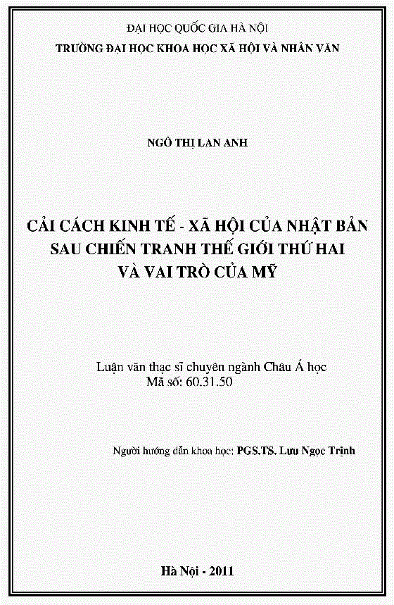 MỤC LỤC DANH MỤC CÁC CHỮ VIẾT TẮT 3 DANH MỤC CÁC BẢNG 4 MỞ ĐẦU 5 CHƯƠNG 1 1