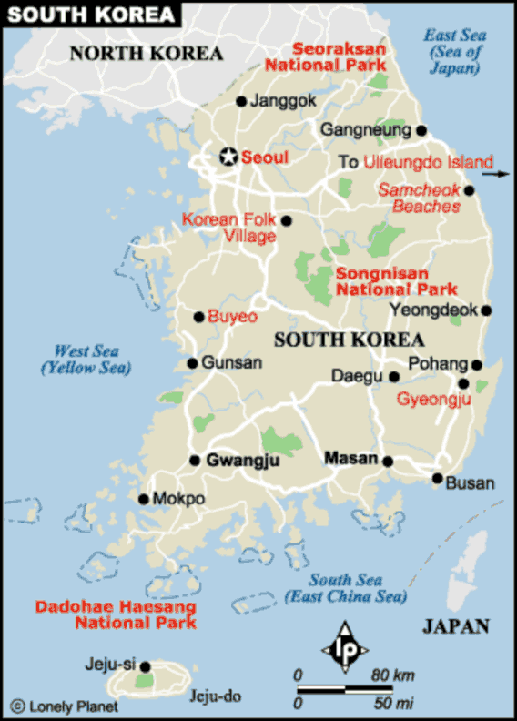 3 Bản đồ đất nước CHDCND Triều Tiên 2