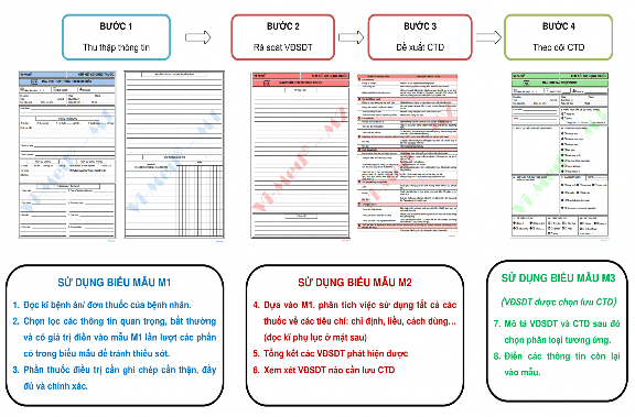 Hình 3 1 Quy trình sử dụng công cụ Vi – Med ® để xem xét sử dụng thuốc Về 1