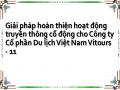 Giải pháp hoàn thiện hoạt động truyền thông cổ động cho Công ty Cổ phần Du lịch Việt Nam Vitours - 11