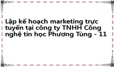 Lập kế hoạch marketing trực tuyến tại công ty TNHH Công nghệ tin học Phương Tùng - 11