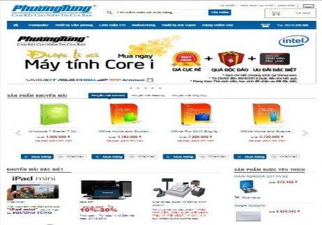 Hình 2 2 Giao diện website của công ty 2 2 1 2 Cơ sở hạ tầng Trang thiết bị 1