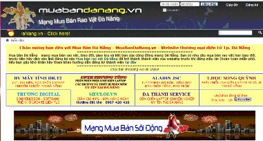 Hình 2 3 Quảng cáo của công ty trên website www muabandanang vn Thiết lập và lưu 1