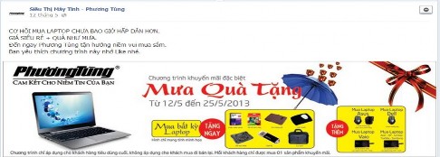 Hình 2 4 Chương trình khuyến mãi của công ty TNHH Công Nghệ Tin Học Phương Tùng 2