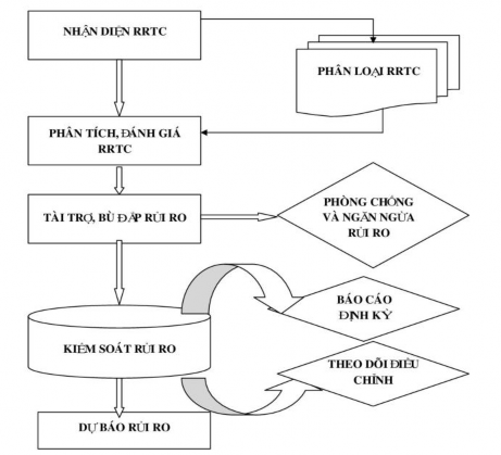Sơ đồ 3 1 Quy trình quản trị rủi ro tài chính Nguồn Đề xuất của tác giả 1