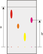 Sắc ký lớp mỏng là kỹ thuật tách các chất được tiến hành khi cho pha động 5
