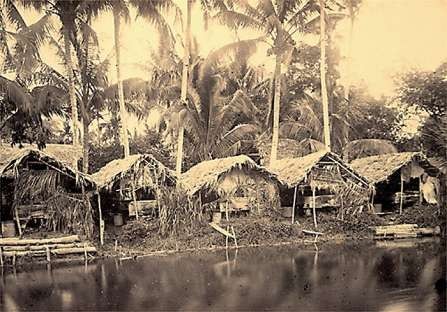 Các dãy tàu xeo làm giấy của phường Yên Thái Ảnh bác sỹ Hocquard chụp năm 13