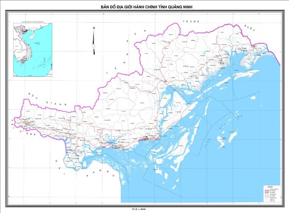 Hình 1 1 Bản đồ hành chính tỉnh Quảng Ninh 1 5 1 2 Đặc điểm địa hình 1