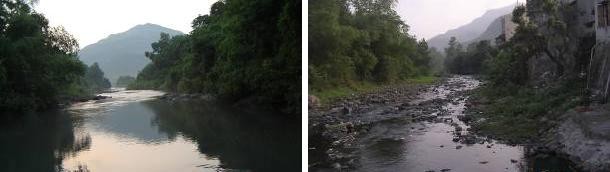 Hình 2 2 Thung lũng sông Vàng Danh vào mùa mưa trái và mùa khô phải Nguồn 3