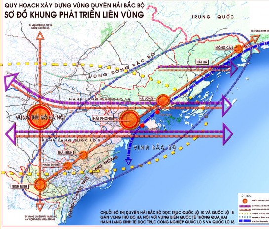 Hình 3 2 Quảng Ninh trong Quy hoạch xây dựng vùng duyên hải Bắc Bộ Do vị trí 2