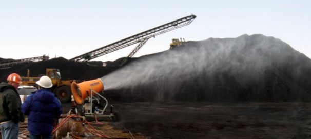 Hình 3 8 Công nghệ phun sương dập bụi trong khai thác khoáng sản Phương pháp này 1