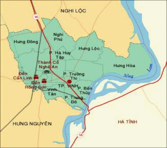 Hình 3 1 Bản đồ xã Hưng Hòa TP Vinh Nghệ An 3 1 2 Điều kiện kinh tế xã 1