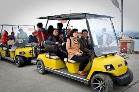 Phương tiện di chuyển chủ yếu trên đảo Mũi Đuôi chuột Bình minh trên đỉnh 16