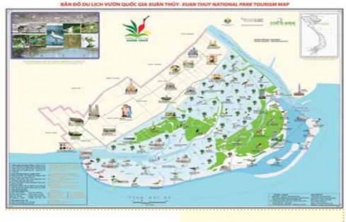 Bản đồ du lịch VQG Xuân Thủy Trước hết trên đường đi đến thành phố Nam 1