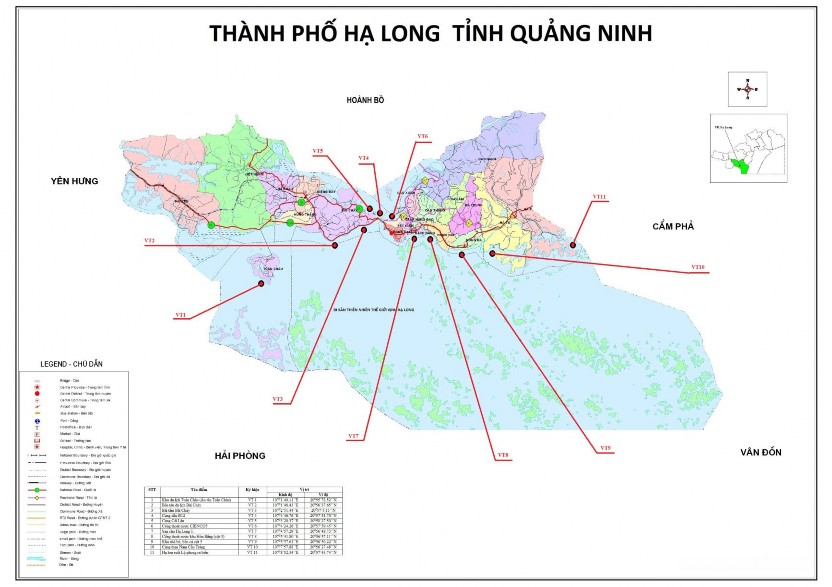 Hình 3 1 Vị Trí mạng lưới các điểm quan trắc 29 Trong 11 điểm trên thì các 1