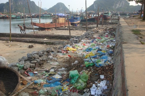 Rác thải rắn và nước thải khu vực Vân Đồn được thải trực tiếp xuống 6