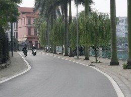 Đường vành đai đoạn Thuỵ Khuê Đường Thuỵ Khuê Cây xanh bóng mát ven hồ 3