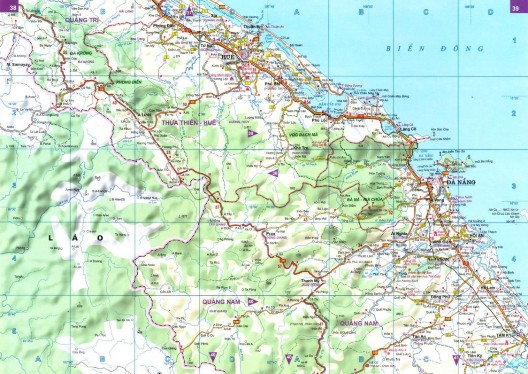 Hình 4 Đường giao thông khu vực Đà Nẵng và Quảng Nam 4
