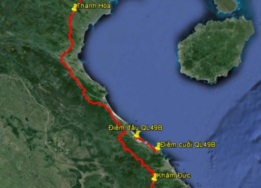 Hình 2 2 Sơ đồ tuyến đường Hồ Chí Minh 2 3 1 2 Đặc điểm địa hình địa 2