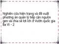 Nghiên cứu hiện trạng và đề xuất phương án quản lý tiếp cận nguồn gen và chia sẻ lợi ích ở Vườn quốc gia Ba Vì - 2