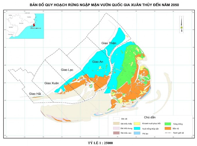 C Quy hoạch phân bố rừng ngập mặn vào năm 2100 Theo các kết quả nghiên cứu 4