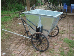 Xe kéo tay thu gom rác Xe công nông Hình 3 5 Một số hình ảnh về xe chở rác 1