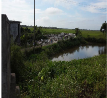 Hình 3 7 Bãi chôn lấp rác thải Thị trấn Cát Thành Hình 3 8 Bãi chôn lấp rác 1